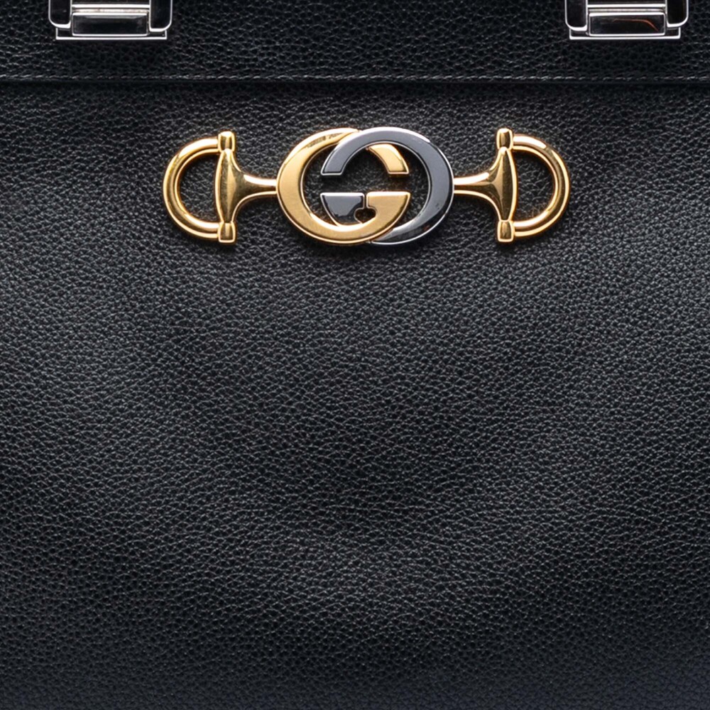 Pre-Loved Gucci Medium Leather Zumi Top Handle Bag - Picture 7 of 8